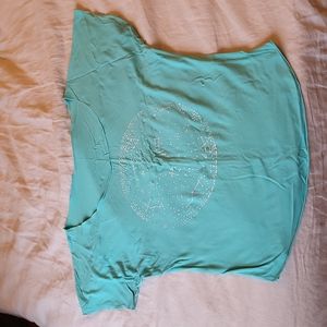 Constellation T Shirt, turquoise,  size L